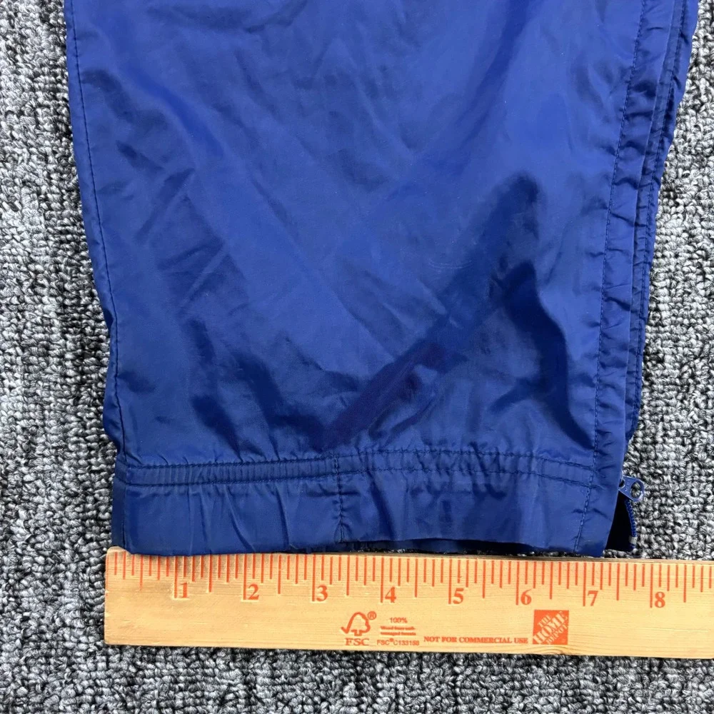 Vintage 90s Nike Baggy Track Pants Lightweight Nylon Embroidered Logo Men Large